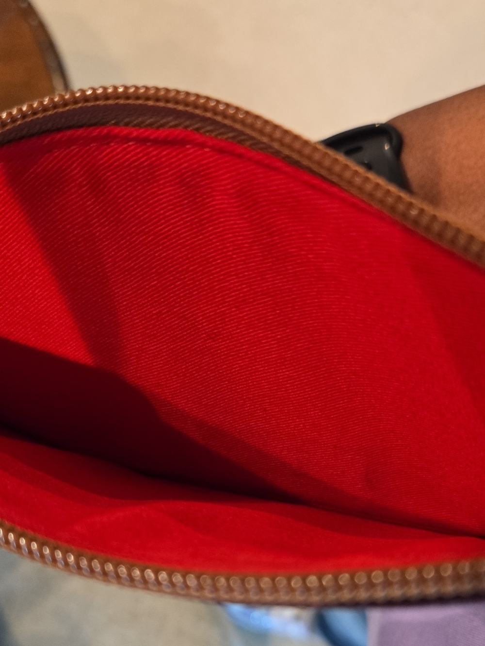 Dooney & Bourke Burgundy Lilly Leather Bucket Bag - Picture 14 of 14
